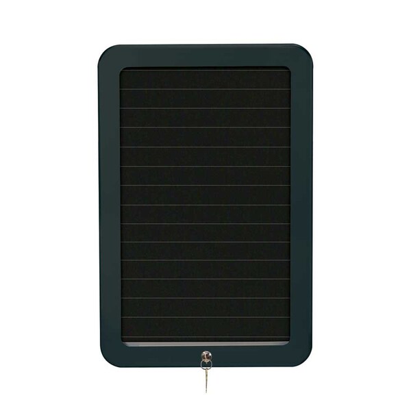 Sliding Door Indoor Enclosed Corkboard, 9